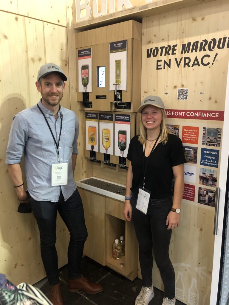 Voici François Moignet et Flore Budin de notre équipe Bulk for Brands au salon Natexpo 2021