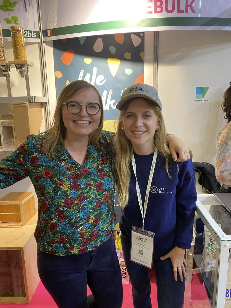 Photo de Anne de Jean Bouteille et Sophie de WeBulk à Natexpo 2021